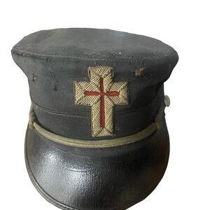 Masonic Knights Templar Fatigue Cap 1900’s